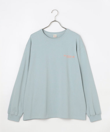バックプリント 長袖Tシャツ