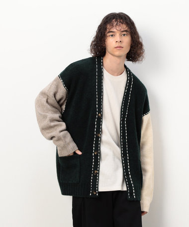 ハンドステッチカーディガン