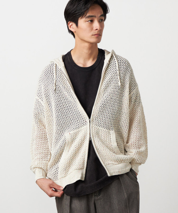 カラーネップ メッシュパーカ