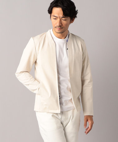 “リネンポリエステルインレイ " ハッピカーディガン