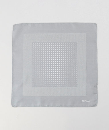 ロゴ入りマルチパターン ポケットチーフ