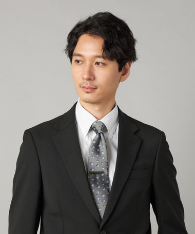 カラー花小紋 ネクタイ