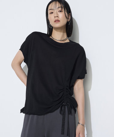 和紙ジャージー ドローイングTシャツ