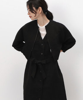 紙コットンギャバジン ショートブルゾン（72-02VE01-203）｜Gabardine K.T（ギャバジンK.T）｜Gabardine K.T（ ギャバジンK.T）｜WOMEN（ウィメン）｜公式通販｜ファイブフォックス オンラインストア（FIVE FOXes ONLINE STORE）