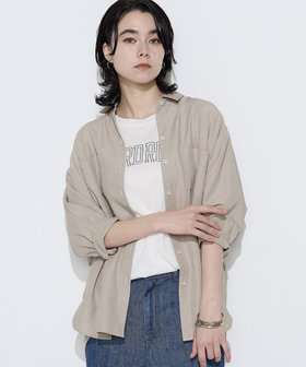 オトナシャンブレー たっぷりシャツ