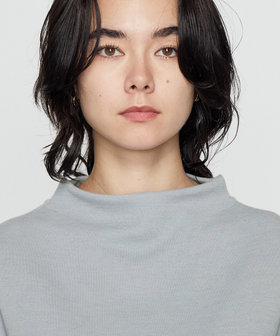 袖口キラキラニット リブプルオーバー（72-06EM09-205）｜ギャバジン