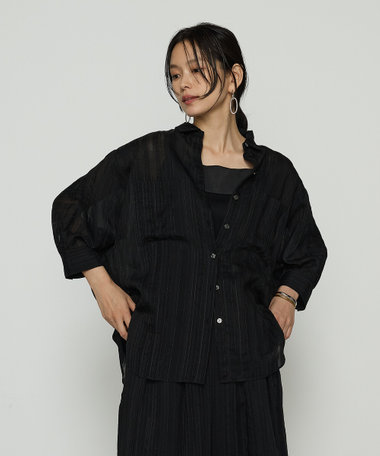 ファイブフォックスGabardine K.Tプルオーバー花火刺繍11号ブラック ギャバジンK.T（Gabardine K.T）｜【夏セール開催中】公式通販