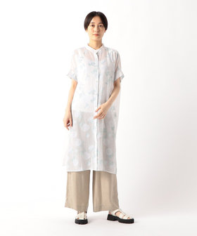 春のコレクション しゃくやくカットジャカード シャツワンピース（72-10OG07-204 コレクション