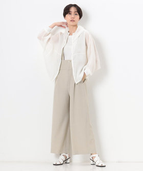 新品未使用roughlow satin wide salopette ivory SLY（スライ）の「SLAB WIDE SALOPETTE サロペット（サロペット