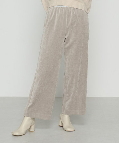 コーデュロイ ワイドパンツ