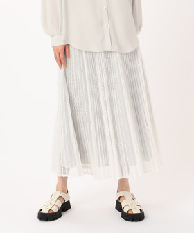 T／Cレース プリーツスカート