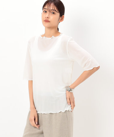 新品 12000円 CCP ソアリネンカノコTシャツ L SHIPS Colors:〈吸水速乾〉リネンブレンド カノコ ビズ Tシャツ