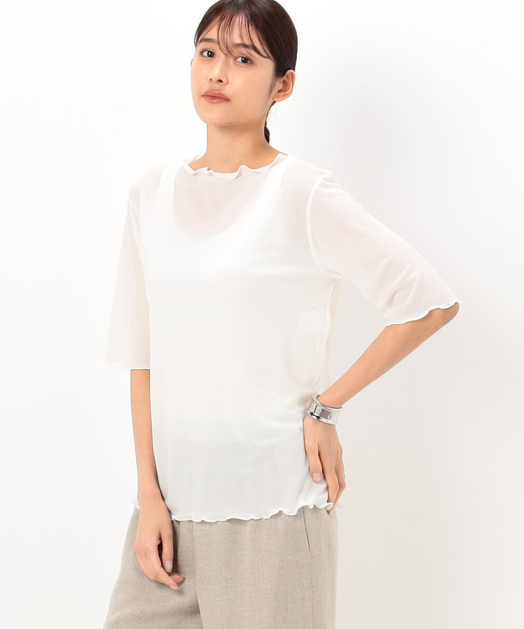 【洗える】シアーテレコ Tシャツ