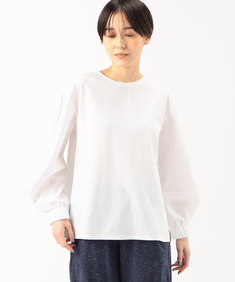 ポンチ 袖パフプルオーバー（72-21EG02-204）｜Gabardine K.T（ギャバジンK.T）｜Gabardine  K.T（ギャバジンK.T）｜WOMEN（ウィメン）｜公式通販｜【夏セール開催中】ファイブフォックス オンラインストア（FIVE FOXes  ONLINE STORE）