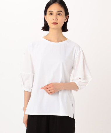 美品　nagonstans ソフト天竺 WOVEN Combi プルオーバー nagonstans(ナゴンスタンス)｜ソフト天竺 WOVEN Combi P.O/プル