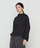 ダンボールニット 箔プリント＆スパンコール刺繍プルオーバー（72