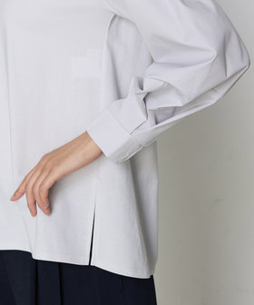 ポンチ 袖パフカットソー（72-21EK02-205）｜ギャバジンK.T（Gabardine