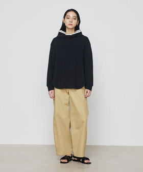 ブークレダンボール レイヤード風フード付トレーナー（72-21EK04-205