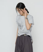 プレーティング天竺 プリントTシャツ