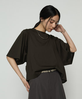 tシャツ ファインコットン テントラインプルオーバー レディース GALERIE VIE tシャツ ファインコットン テントラインプル