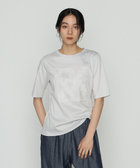 プレーティング天竺 星柄Tシャツ