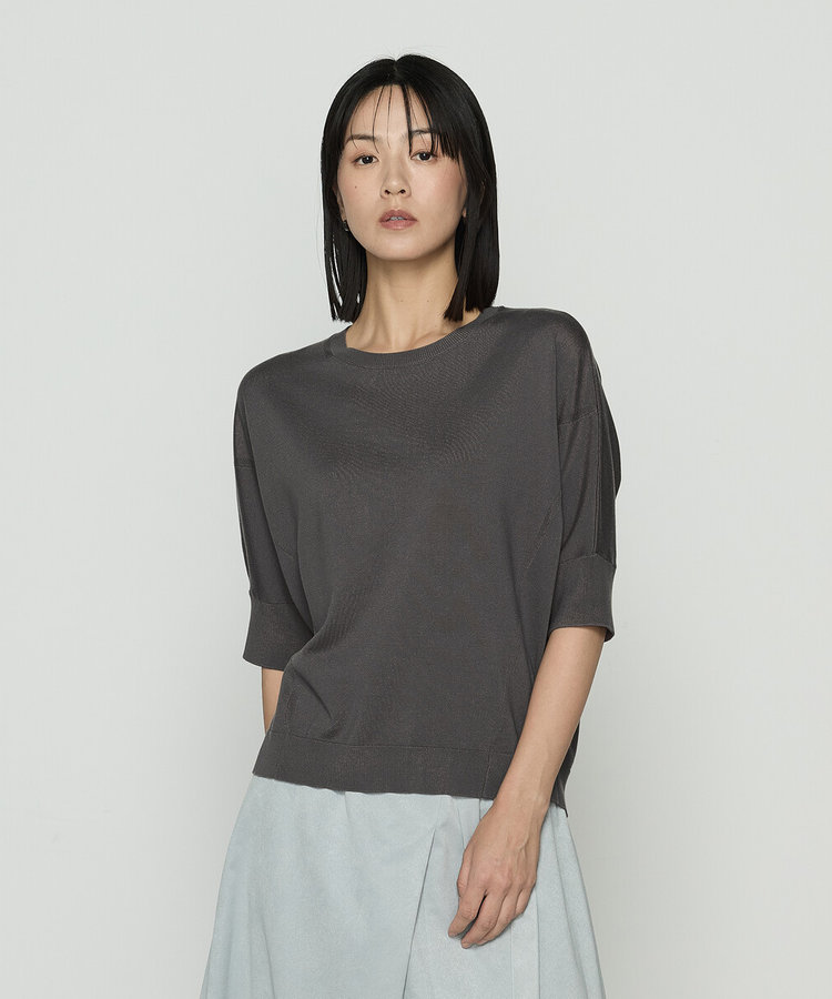 リヨセル天竺 ゆったりニットソー