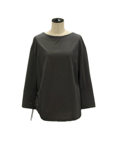 80／-ポンチ ブラウス見えプルオーバー