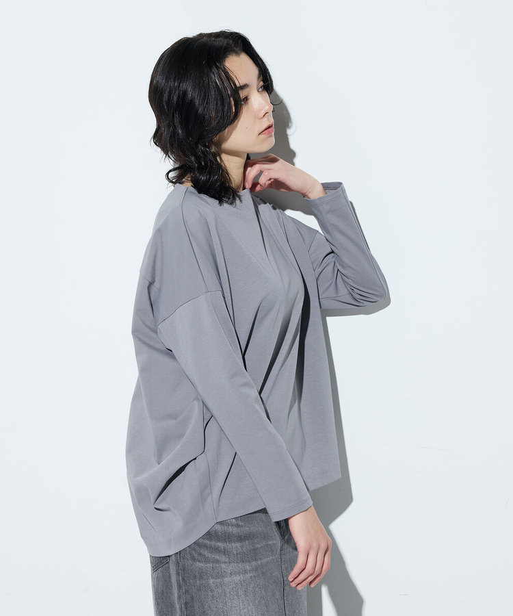 80ポンチ ゆったりプルオーバー（72-21EM11-205）｜ギャバジンK.T