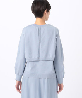 セットアップ対応／前後2WAY／ツインニット】ブライトストレッチヤーン