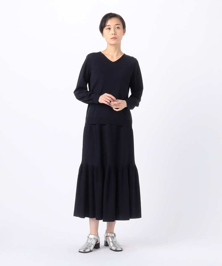 セットアップ対応／前後2WAY／ツインニット】ブライトストレッチヤーン