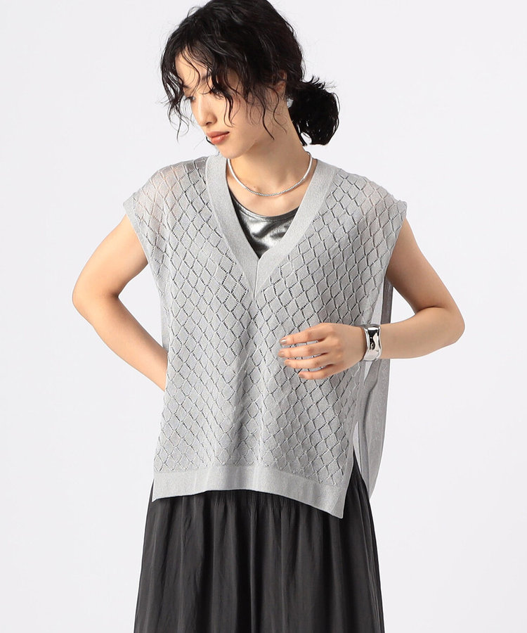 GABARDINE 売れ筋商品|||ガバルディン ニット&セーター アウター レディース Turtlenecks Grey レディース ニットカーディガン 体型カバー トップス ニット