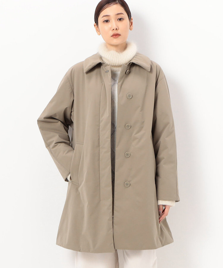 アクティブストレッチタフタ 中綿入りステンカラーコート（72-81MA01-202）｜Gabardine  K.T（ギャバジンK.T）｜Gabardine K.T（ギャバジンK.T）｜WOMEN（ウィメン）｜公式通販｜ファイブフォックス  オンラインストア（FIVE FOXes ONLINE STORE）