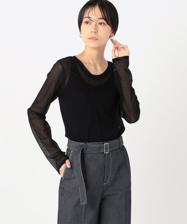 TALLサイズ 〕 シアーバランサー スキンTシャツ（76-01EG01-204）｜K.T 