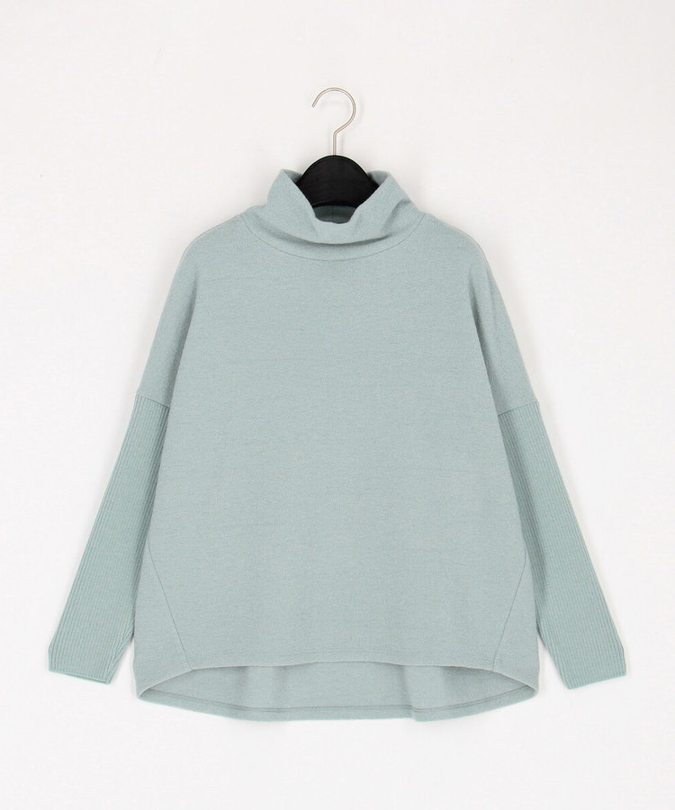 〔 TALLサイズ 〕 ウールブークレー ボトルネックプルオーバー