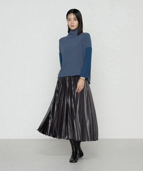 TALLサイズ 〕 ウールブークレー ボトルネックプルオーバー（76-01EM04