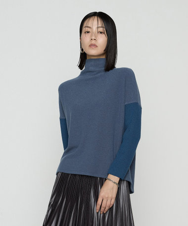 〔 TALLサイズ 〕 ウールブークレー  ボトルネックプルオーバー