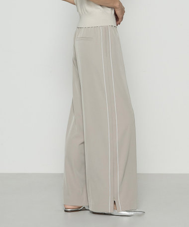 TALLサイズ 〕 ツイルストレッチサイドライントラックパンツ（76