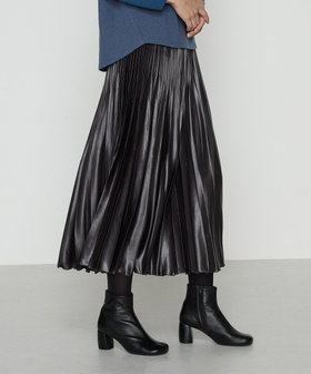 まき様リクエスト2点おまとめ❣️ 組曲×高級ユンサ スーツ イエナ スカート TALLサイズ 〕 サテンチンツ コンビネーションプリーツスカート（76