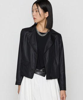 ストレッチスエード調 ライダースジャケット（01-11VM06-205）｜K.T