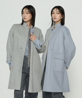 TALLサイズ 〕 ジーロンWフェイスアンチピリングリバーシブルコート