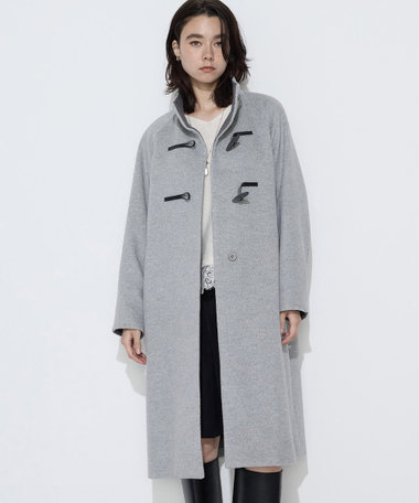 〔TALLサイズ〕アンゴラショートフリースダッフルコート
