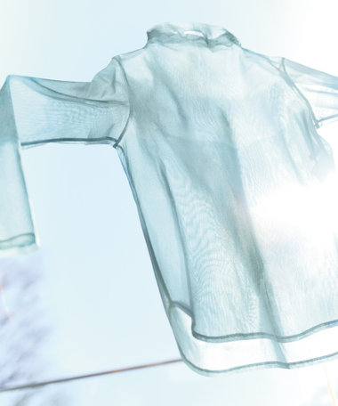 〔 TALLサイズ 〕 デニムライクプリント シアープルオーバー