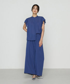 TALLサイズ 〕 【セットアップ対応】シャンブレーカッセン ブラウス