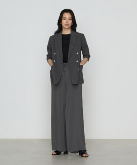 TALLサイズ 〕 シフォン×シャンブレーカッセン リバーシブルパンツ（76