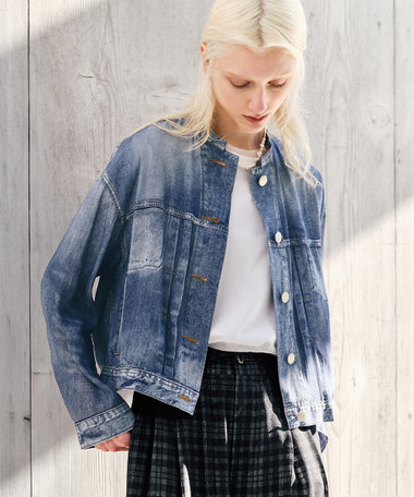 〔 TALLサイズ 〕 フューチャーアーカイブ  アートデニムGジャン