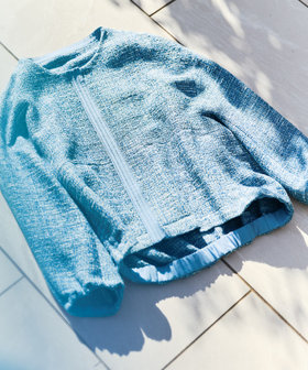 〔 TALLサイズ 〕Like Denimツイード ブルゾン