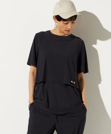 【セットアップ対応】ナイロンハイテンション レイヤードプルオーバー