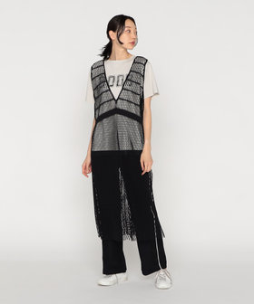 ワンピース PAROSH 無縫製メッシュ ワンピース（77-01OG04-204）｜ベータ（β