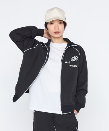 ラインパイピング ブルゾン