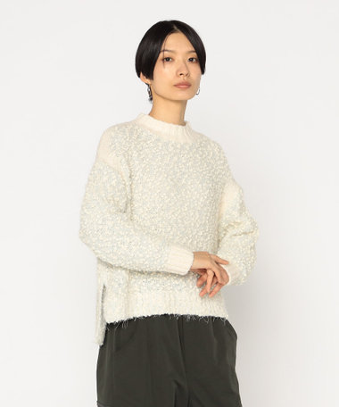 丸モールニット プルオーバー